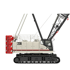 228 HSL lattice crawler crane