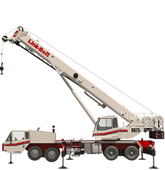 HTC-8675 SII hydraulic truck crane